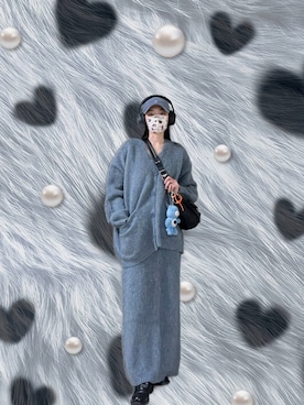 「アイテム（雑貨/ホビー）」を使った、121さん（レディース・162cm）の冬コーディネート