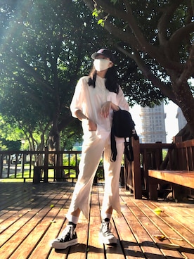 121さん（レディース・162cm）の夏コーディネート