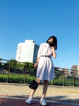 「ANNA SUI（アナスイ）のアイテム（バッグ）」を使った、121さん（レディース・162cm）の秋コーディネート