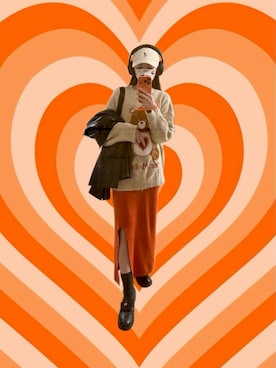 「アイテム（スーツジャケット）」を使った、121さん（レディース・162cm）の秋コーディネート