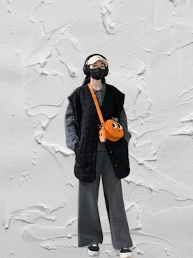 121さん（レディース・162cm）の冬コーディネート