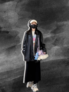 「アイテム（フォーマルスーツ/小物）」を使った、121さん（レディース・162cm）の秋コーディネート