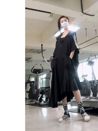 adidas　アディダス　PONCHO FT9873　　/（US)L　1点限定！ adidas（アディダス）の「トレフォイル ポンチョ TREFOIL PONCHO
