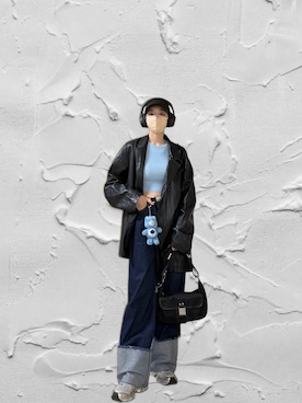 「アイテム（おもちゃ）」を使った、121さん（レディース・162cm）の秋コーディネート