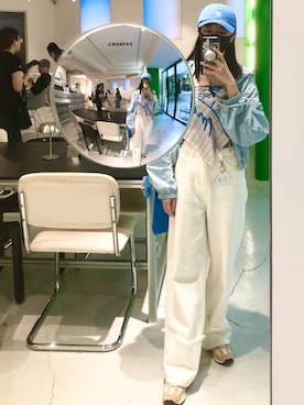 「アイテム（雑貨/ホビー）」を使った、121さん（レディース・162cm）の秋コーディネート