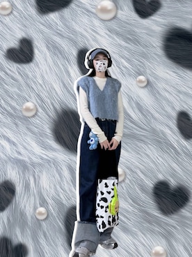 「アイテム（雑貨/ホビー）」を使った、121さん（レディース・162cm）の秋コーディネート