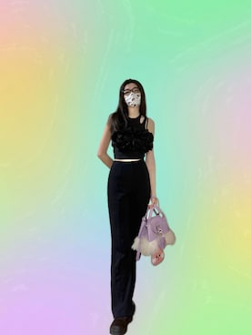 「PAZZO（パッゾ）のアイテム」を使った、121さん（レディース・162cm）の春コーディネート