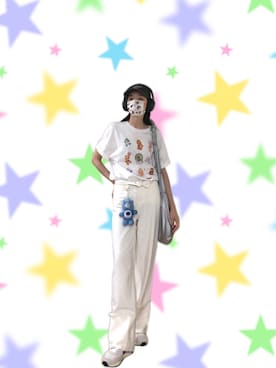 「アイテム（おもちゃ）」を使った、121さん（レディース・162cm）の秋コーディネート