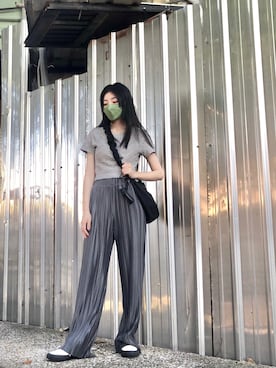 「NFL（ナショナルフットボールリーグ　）のアイテム」を使った、121さん（レディース・162cm）の秋コーディネート