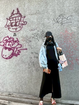 「アイテム（おもちゃ）」を使った、121さん（レディース・162cm）の秋コーディネート