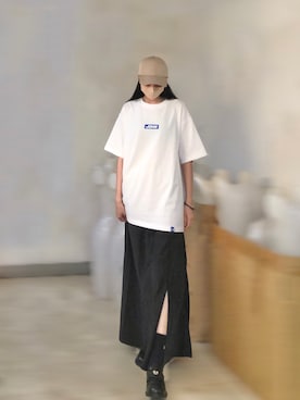 「アイテム（シューズアクセサリー）」を使った、121さん（レディース・162cm）の秋コーディネート