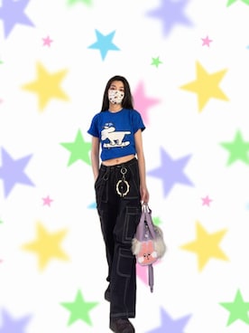 「PAZZO（パッゾ）のアイテム」を使った、121さん（レディース・162cm）の春コーディネート