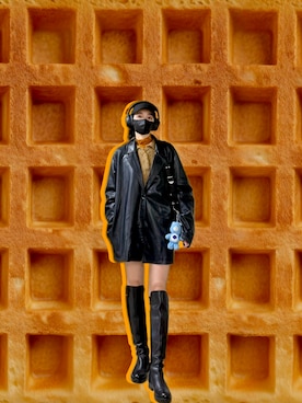 「アイテム（PC・スマホグッズ/家電）」を使った、121さん（レディース・162cm）の秋コーディネート