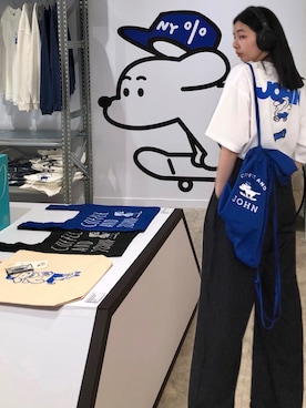 「アイテム（スーツパンツ）」を使った、121さん（レディース・162cm）の夏コーディネート