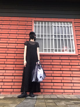「PAZZO（パッゾ）のアイテム（Tシャツ/カットソー）」を使った、121さん（レディース・162cm）の夏コーディネート