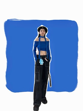 「アイテム（メイクアップ）」を使った、121さん（レディース・162cm）の春コーディネート