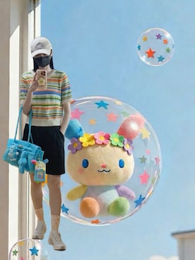 121さん(レディース・162cm)の夏コーディネート