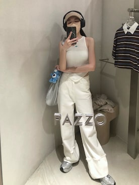 「アイテム（おもちゃ）」を使った、121さん（レディース・162cm）の秋コーディネート