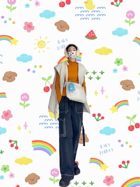 121さん(レディース・162cm)の春コーディネート