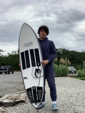 「サーフィン」｜Junichiさん（メンズ・173cm）の冬コーディネート