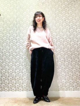 「KATHARINE ROSS（キャサリンロス）のアイテム（パンツ）」を使った、megmiさん（レディース・155cm）の秋コーディネート