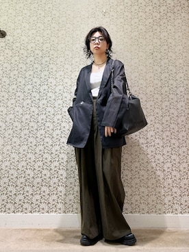 「KATHARINE ROSS（キャサリンロス）のアイテム」を使った、megmiさん（レディース・154cm）の春コーディネート