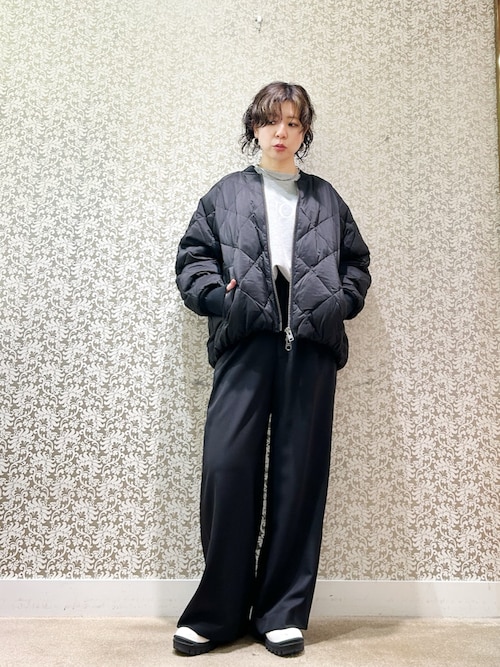 セール】【KATHARINE ROSS】【撥水/静電気防止/汚れ防止】衿リブキルト