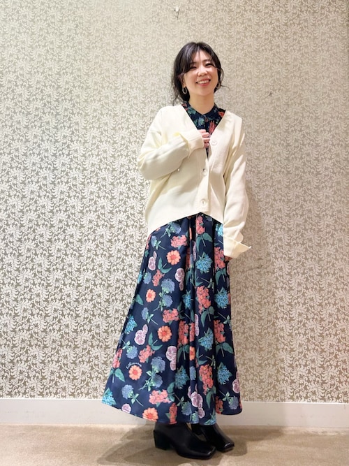 ブラウス シャツ 「KATHARINE ROSS」イマジナリーフラワープリントブラウス レディース KATHARINE ROSS ブラウス シャツ 「KATHARINE ROSS」イマジ