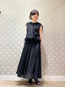 「KATHARINE ROSS（キャサリンロス）のアイテム（トップス）」を使った、megmiさん（レディース・154cm）の夏コーディネート