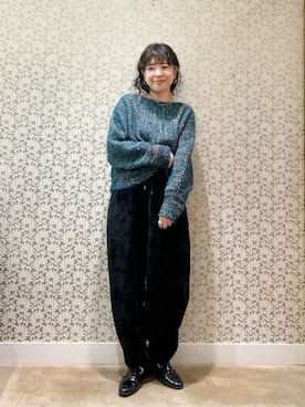 「KATHARINE ROSS（キャサリンロス）のアイテム（パンツ）」を使った、megmiさん（レディース・155cm）の秋コーディネート