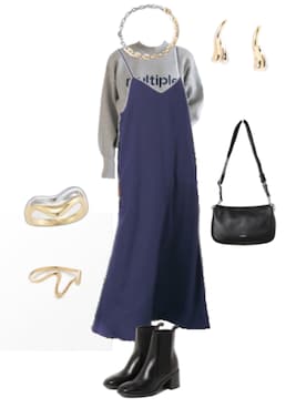 mamamaiさん（レディース・159cm）の冬コーディネート