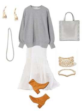 mamamaiさん（レディース・159cm）の秋コーディネート