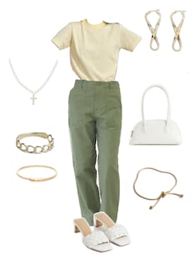 「con affetto(original)（コン アフェット）のアイテム」を使った、mamamaiさん（レディース・159cm）の夏コーディネート