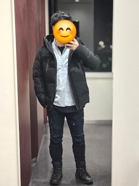 「G-STAR（ジースター）のアイテム」を使った、Y's collection roomさん（メンズ・163cm）の冬コーディネート
