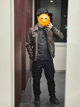 「G-STAR（ジースター）のアイテム」を使った、Y's collection roomさん（メンズ・163cm）の春コーディネート