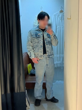 「Guess（ゲス）のアイテム（ジャケット/アウター）」を使った、sisyoさん（メンズ・174cm）の春コーディネート