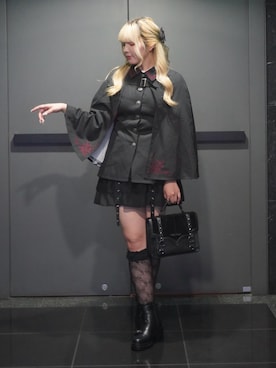 「秋のコーデ」｜「アイテム（その他アウター）」を使った、kanaeさん（レディース・169cm）の秋コーディネート