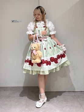 「アイテム（チャーム）」を使った、kanaeさん（レディース・169cm）の夏コーディネート
