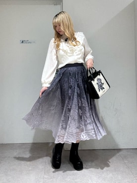 「axes femme（アクシーズファム）のアイテム」を使った、kanaeさん（骨格ストレート・レディース・169cm）の冬コーディネート