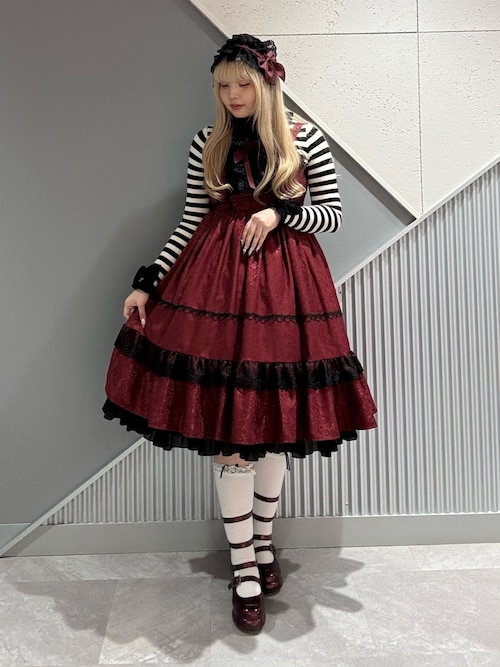 Chalmiere ヴィクトリアンワンピース ワイン ヴィクトリアンワンピース | Chalmiere | axes femme 公式オンライン