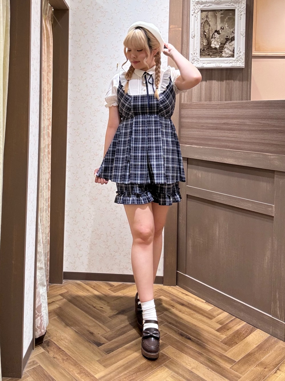 axes femme POETIQUE ガーリーリボンローファー ピンク（楽天