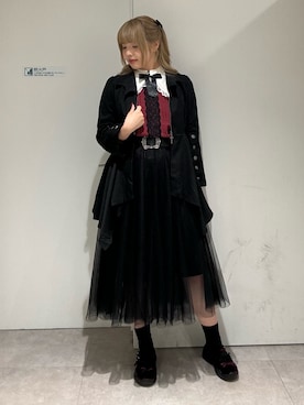「axes femme POETIQUE（アクシーズファムポエティック）のアイテム（テーラードジャケット）」を使った、kanaeさん（レディース・169cm）の秋コーディネート