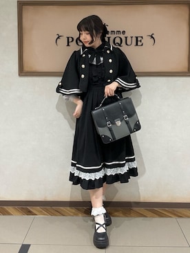 「axes femme POETIQUE（アクシーズファムポエティック）のアイテム（テーラードジャケット）」を使った、kanaeさん（レディース・169cm）の秋コーディネート