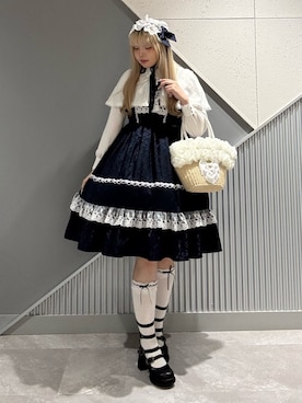 「Chalmiere（シャルミエール）のアイテム」を使った、kanaeさん（レディース・170cm）の冬コーディネート