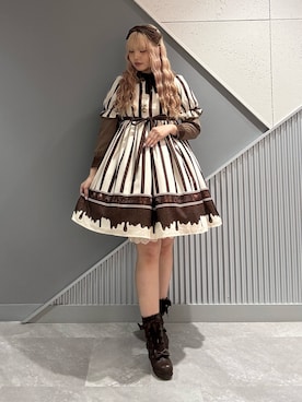 「Chalmiere（シャルミエール）のアイテム」を使った、kanaeさん（レディース・170cm）の冬コーディネート