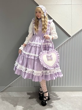 「アイテム（チャーム）」を使った、kanaeさん（レディース・170cm）の春コーディネート