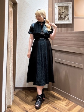 「axes femme（アクシーズファム）のアイテム（サンダル）」を使った、kanaeさん（レディース・169cm）の夏コーディネート