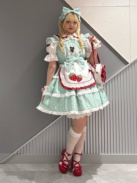 「アイテム（チャーム）」を使った、kanaeさん（レディース・170cm）の夏コーディネート