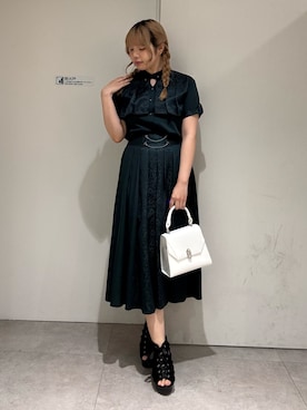 「axes femme（アクシーズファム）のアイテム」を使った、kanaeさん（骨格ストレート・レディース・169cm）の春コーディネート