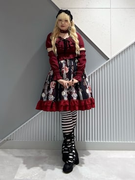 「NIBBLE POISON（ニブルポイズン）のアイテム」を使った、kanaeさん（レディース・170cm）の夏コーディネート